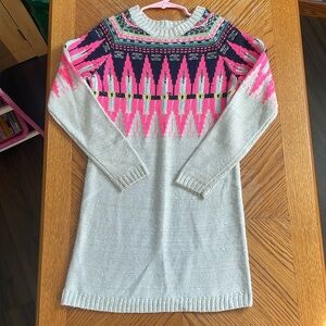 Girls Winter Sweater Dress Size 7/8 (M)